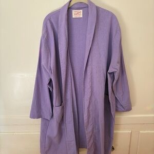 Tuesday of California Lavender/Lilac Linen Duster Size 3 (XL)